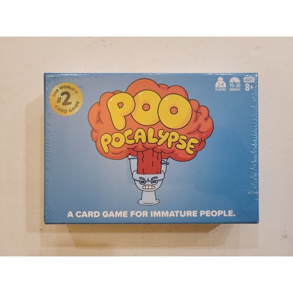 POO POCALYPSE Card Game - The Hilarious Family Party Game Pass the Poo 2021 NEW - Picture 1 of 6